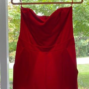 Red Express Jumpsuit.  Excellent used condition